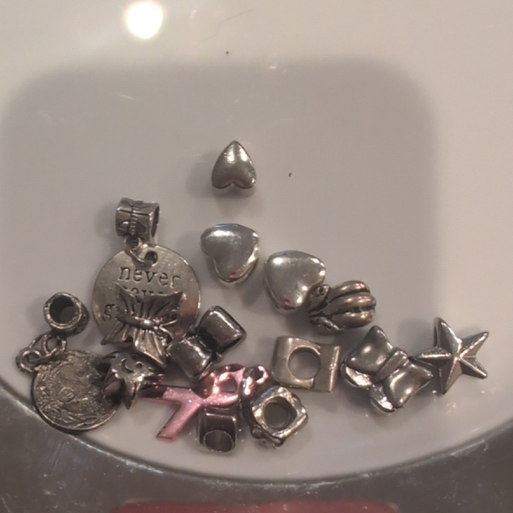 Silver and Red Charm Set - Picture 4 of 4